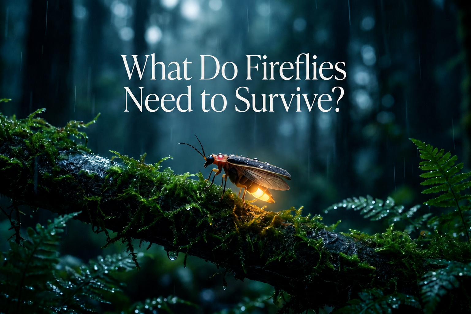 What Do Fireflies Need to Survive?